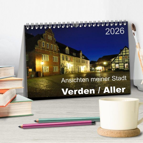 Produktbild: Ansichten meiner Stadt - Verden / Aller (Tischkalender 2026 DIN A5 quer), CALVENDO Monatskalender