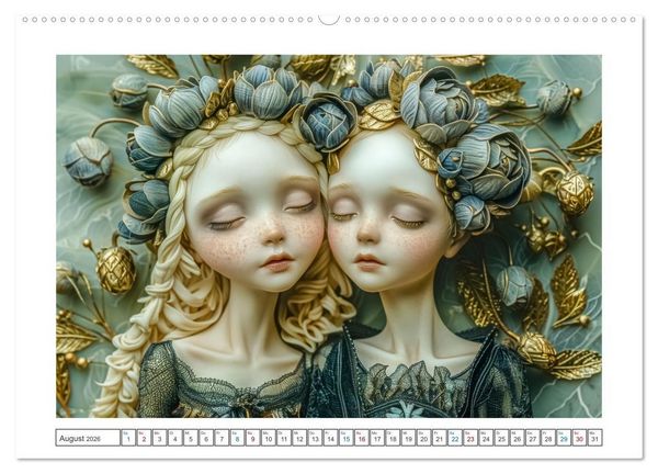 Produktbild: Magische Gesichter (Wandkalender 2026 DIN A2 quer), CALVENDO Monatskalender