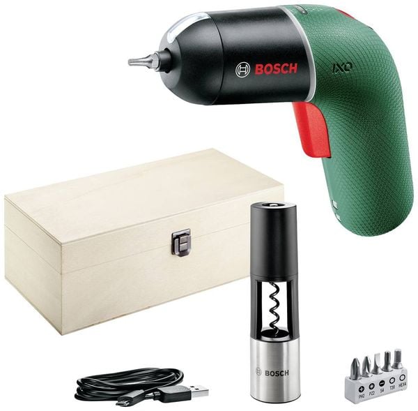 Bosch Home and Garden IXO 6 Classic Vino Set 06039C7103 Akku-Bohrschrauber 3.6V 2.5Ah Li-Ion