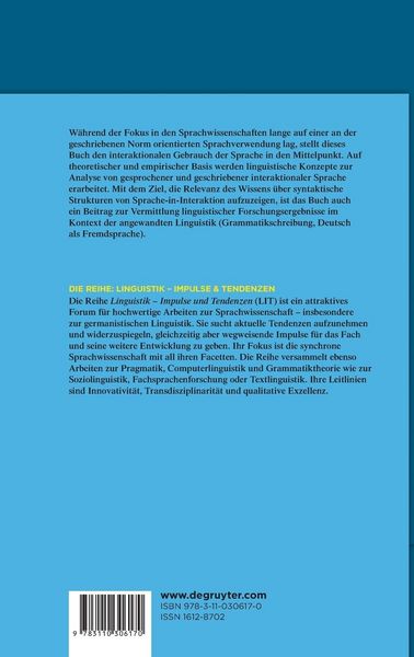 Produktbild: Sprache in Interaktion