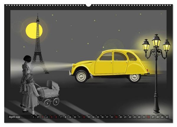 Produktbild: Oldtimer auf Reisen (hochwertiger Premium Wandkalender 2026 DIN A2 quer), Kunstdruck in Hochglanz