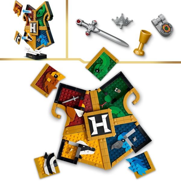 Produktbild: LEGO Harry Potter 76462 Hogwarts Hauswappen, Spielzeug ab 12 Jahren