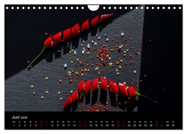 Produktbild: Spice Art - Gew&uuml;rze in Szene gesetzt (Wandkalender 2026 DIN A4 quer), CALVENDO Monatskalender