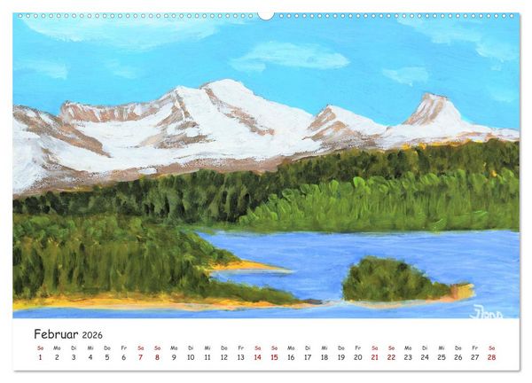Produktbild: Urlaubsstimmung f&uuml;r das ganze Jahr (hochwertiger Premium Wandkalender 2026 DIN A2 quer), Kunstdruck in Hochglanz