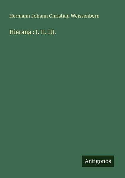 Produktbild: Hierana : I. II. III.