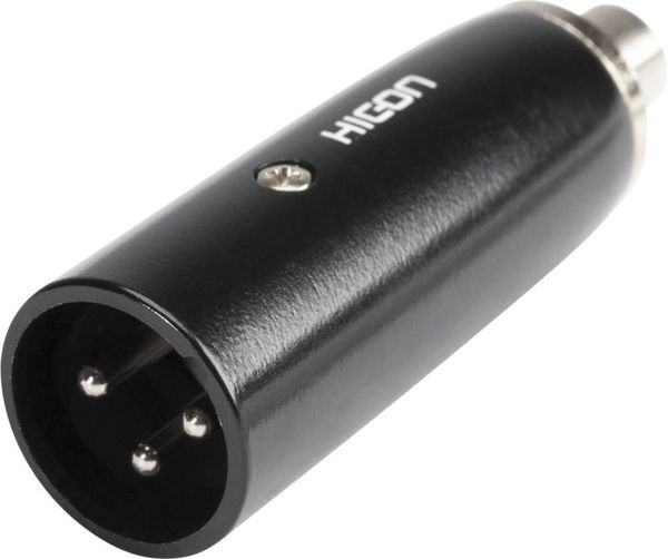 Hicon HI-X3CI-MF XLR-Adapter XLR-Stecker - Cinch-Buchse 1St.