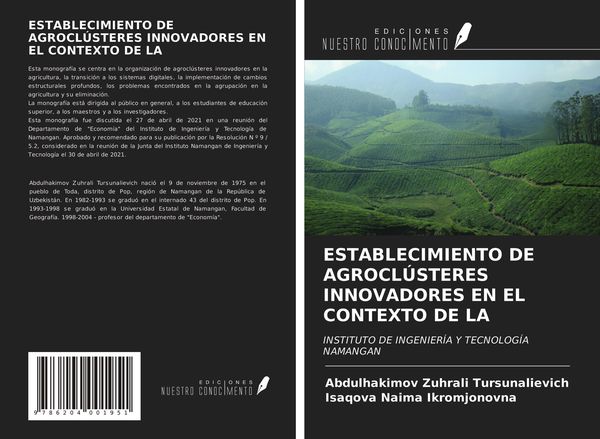 Produktbild: Establecimiento De Agrocl&uacute;steres Innovadores En El Contexto De La
