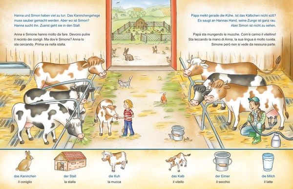 Produktbild: Auf dem Bauernhof (Deutsch-Italienisch)