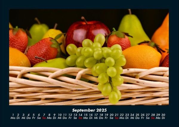 Produktbild: Obstkalender 2025 Fotokalender DIN A4