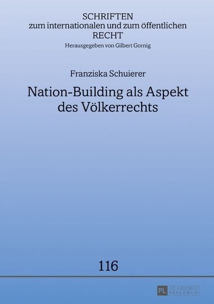 Produktbild: Nation-Building als Aspekt des V&ouml;lkerrechts