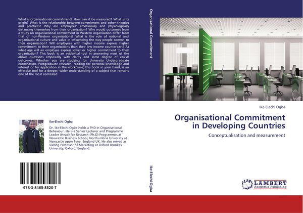 Produktbild: Organisational Commitment in Developing Countries