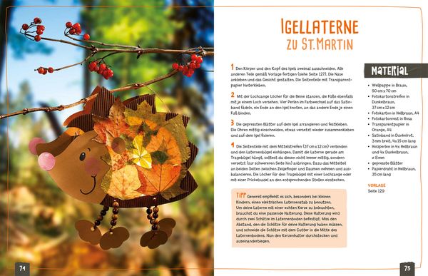 Produktbild: Familienbastelbuch Natur