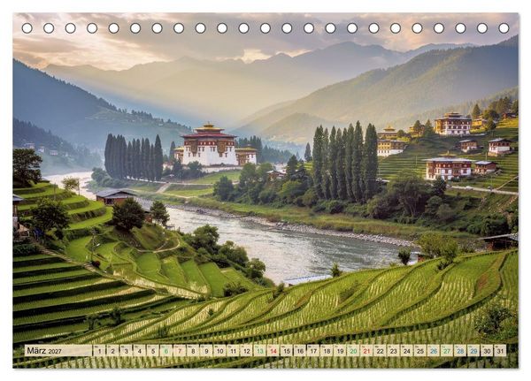 Produktbild: Die sch&ouml;nsten Orte - Weltweit (Tischkalender 2027 DIN A5 quer), CALVENDO Monatskalender