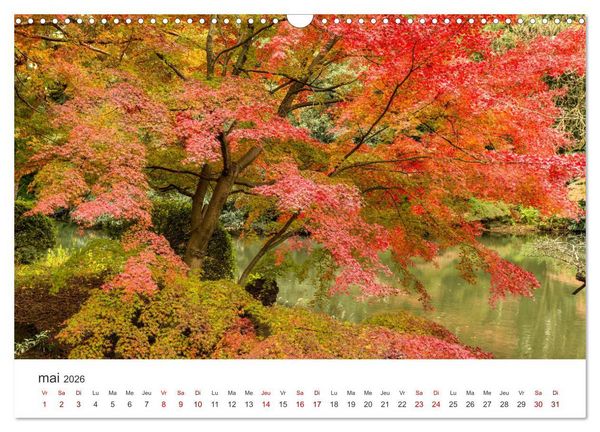 Produktbild: Jardiner au Japon (Calendrier mural 2026 DIN A3 vertical), CALVENDO calendrier mensuel