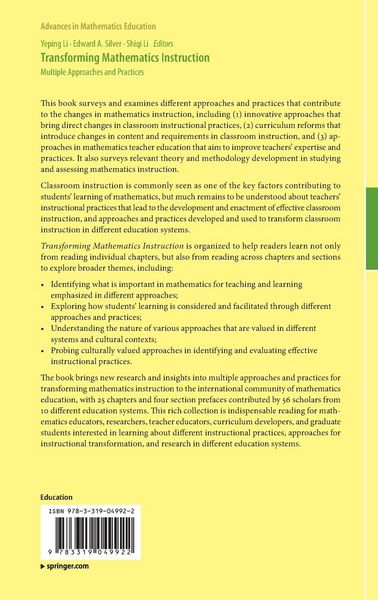 Produktbild: Transforming Mathematics Instruction