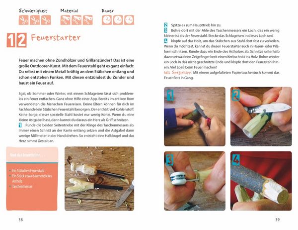 Produktbild: Das Outdoor-Bastelbuch