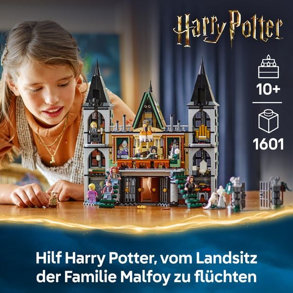 Produktbild: LEGO Harry Potter Landsitz der Familie Malfoy, Set zum Sammeln 76453