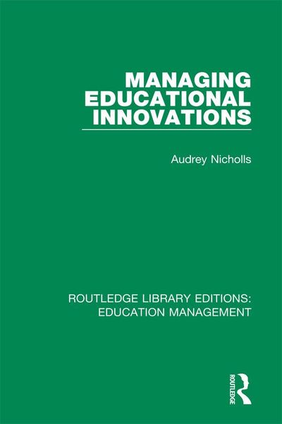Produktbild: Managing Educational Innovations