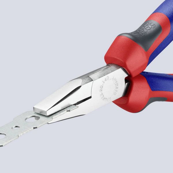 Produktbild: Knipex 20 05 140 Werkstatt Flachzange Gerade Chrom-Vanadium Elektrostahl 140mm