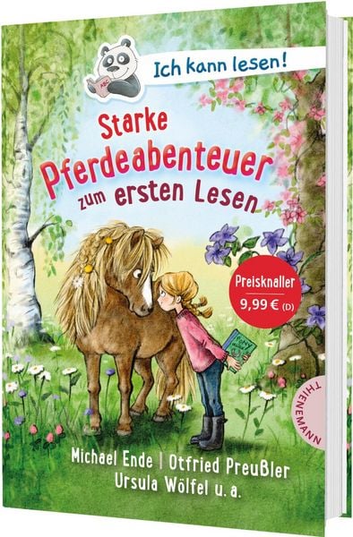 Ich kann lesen!: Starke Pferdeabenteuer zum ersten Lesen, Gebundene Ausgabe von Michael Ende,Otfried Preußler,Ursula Wölfel, Thienemann in der