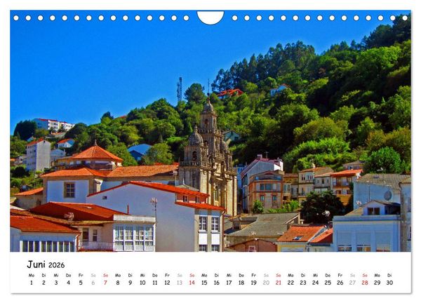 Produktbild: Jakobsweg - Camino Ingles (Wandkalender 2026 DIN A4 quer), CALVENDO Monatskalender