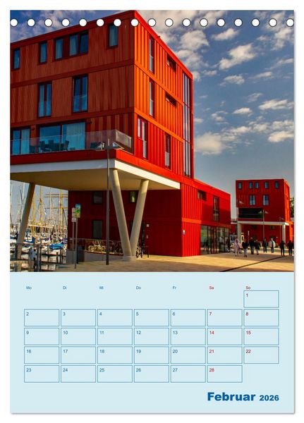Produktbild: Priwall bei Travem&uuml;nde &ndash; Terminplaner (Tischkalender 2026 DIN A5 hoch), CALVENDO Monatskalender