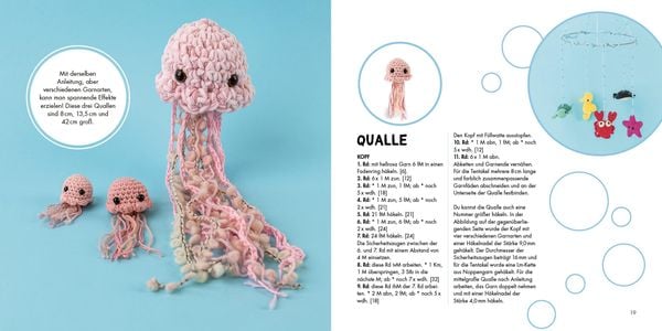 Produktbild: Mini-Amigurumis &ndash; S&uuml;&szlig;e Meeresbewohner