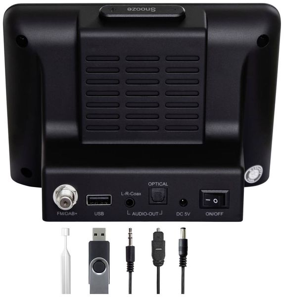 Produktbild: Imperial DABMAN i410 BT HiFi-Tuner Schwarz Bluetooth&reg;, DAB+, Internetradio, WLAN, USB