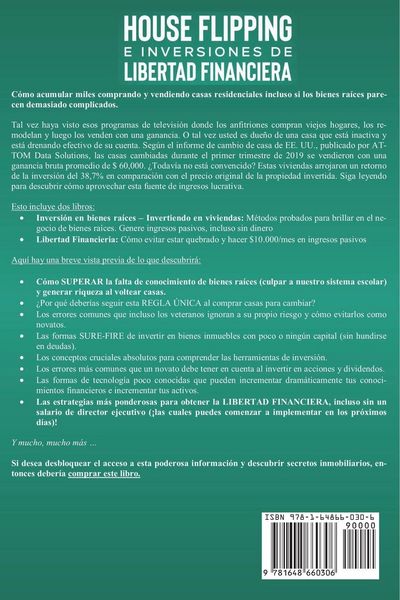 Produktbild: House flipping e inversiones de libertad financiera (actualizado) 2 libros en 1