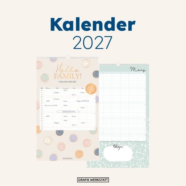 Produktbild: Familienplaner 2027 Hello Family!