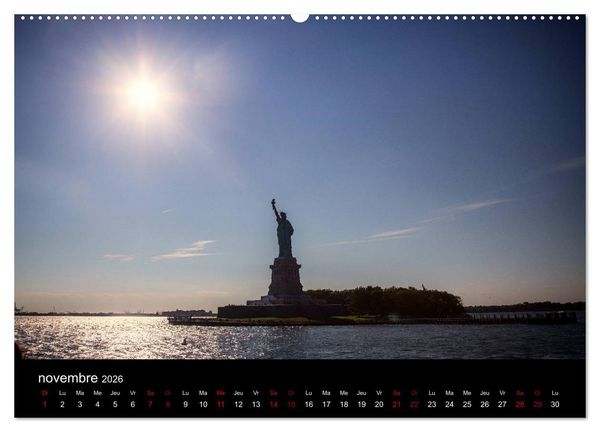 Produktbild: Balade New-Yorkaise, Manhattan (Calendrier mural 2026 DIN A2 vertical) calendrier de bureau