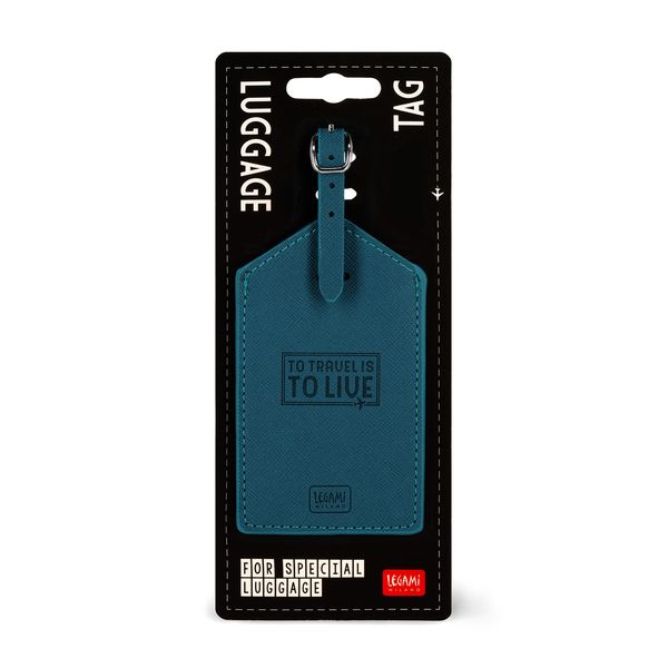 Produktbild: Legami Kofferanh&auml;nger - Luggage Tag - Petrolblau