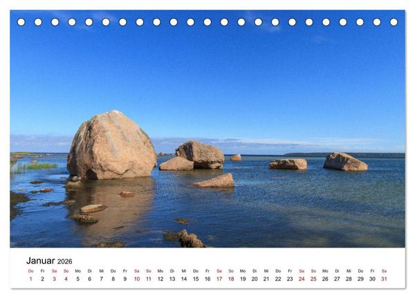 Produktbild: Baltische L&auml;nder (Tischkalender 2026 DIN A5 quer), CALVENDO Monatskalender