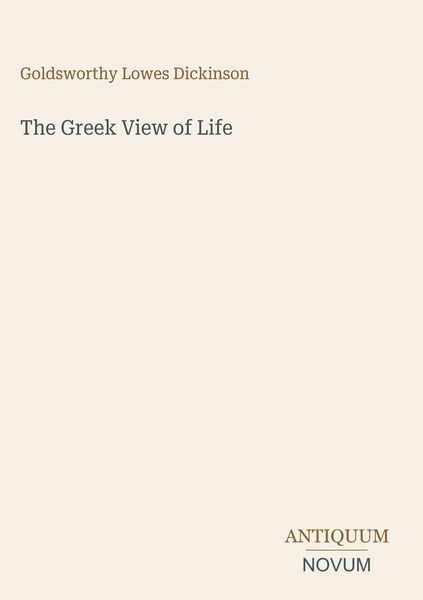 Produktbild: The Greek View of Life