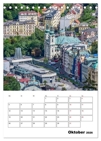 Produktbild: WESTB&Ouml;HMEN Terminplaner (Tischkalender 2026 DIN A5 hoch), CALVENDO Monatskalender