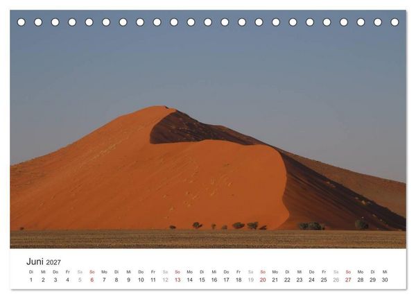 Produktbild: Namibia - Landschaftseindr&uuml;cke (Tischkalender 2027 DIN A5 quer), CALVENDO Monatskalender