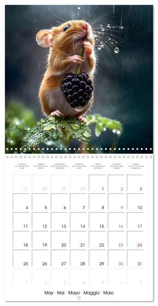 Produktbild: WILDLIFE IN THE ENCHANTED FOREST (Wall Calendar 2026 12 &times; 12 Inch) CALVENDO 12 Month Wall Calendar