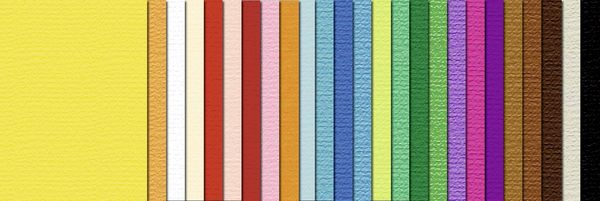 Produktbild: URSUS Basispapiere Super-Tonkartonblock, 220 g/m&sup2;, Format 24 x 34 cm, 50 Blatt sortiert