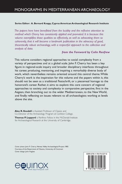 Produktbild: Regional Approaches to Society and Complexity