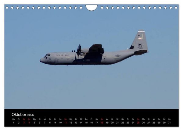 Produktbild: Milit&auml;r - Flugzeuge (Wandkalender 2026 DIN A4 quer), CALVENDO Monatskalender