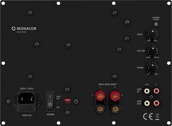 Produktbild: Monacor SAM-300D Einbauverst&auml;rkermodul 300W