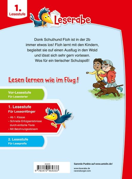 Produktbild: Leserabe 1. Lesestufe - Schulgeschichten mit Hund Floh