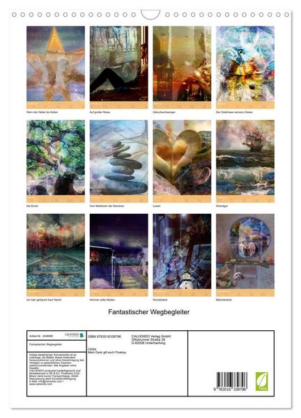 Produktbild: Fantastischer Wegbegleiter (Wandkalender 2026 DIN A3 hoch), CALVENDO Monatskalender