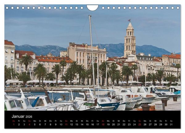 Produktbild: Gr&uuml;&szlig;e aus Kroatien (Wandkalender 2026 DIN A4 quer), CALVENDO Monatskalender