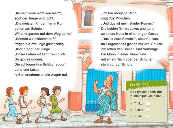 Produktbild: Duden Leseprofi &ndash; Ein Schultag im alten Rom, 2. Klasse