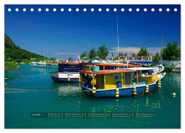 Produktbild: Seychellen - Inselparadiese Mah&eacute; La Digue Praslin (Tischkalender 2026 DIN A5 quer), CALVENDO Monatskalender