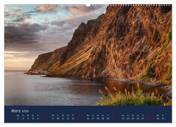 Produktbild: Naturwunder Madeira (hochwertiger Premium Wandkalender 2026 DIN A2 quer), Kunstdruck in Hochglanz