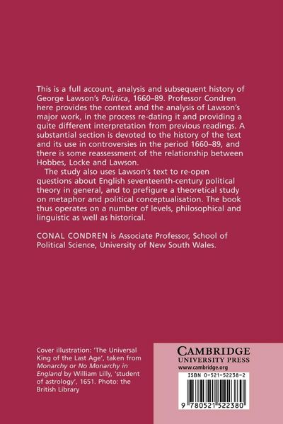 Produktbild: George Lawson's 'Politica' and the English Revolution