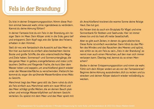 Produktbild: 30 Fantasiereisen f&uuml;r Grundschul-Kinder