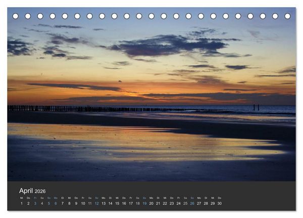Produktbild: Traumhaftes Zeeland 2026 (Tischkalender 2026 DIN A5 quer), CALVENDO Monatskalender